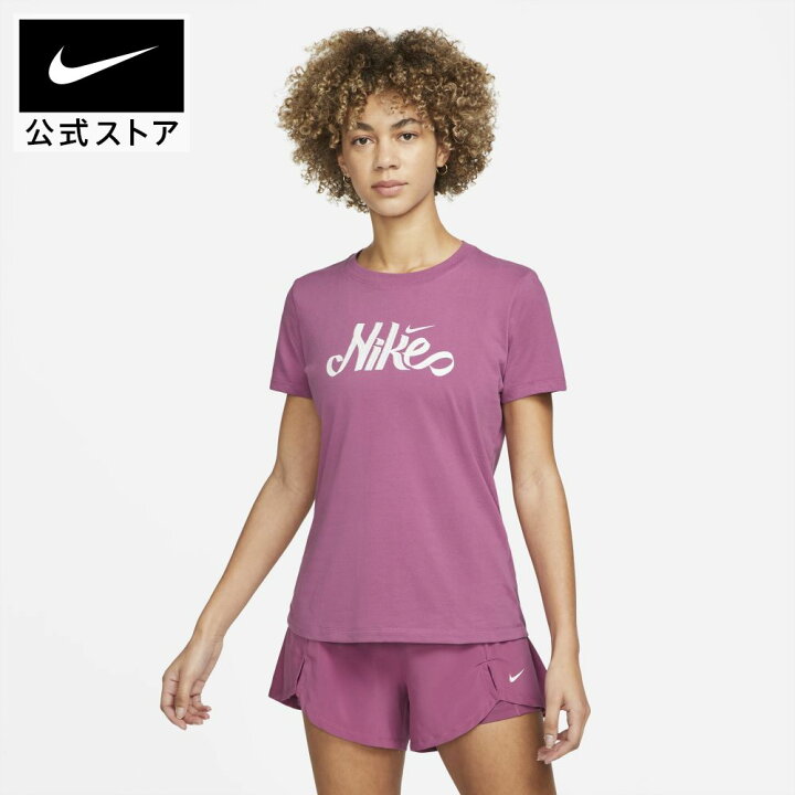 楽天市場 40 Off ナイキ ウィメンズ Dfct Nike Script S S Tシャツ アパレル Tシャツ レディース 半袖 トレーニングウェア スポーツウェア ランニングウェア Nike トップス 楽天ナイキss29 40 50off Nike 公式 楽天市場店