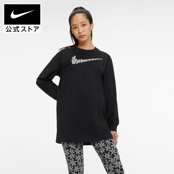 楽天市場 60 Off ナイキ ウィメンズ Nsw スポーツ デイジー L S ドレス アパレル ロンt レディース スポーツウェア ワンピース ロングスリーブ Nike ロゴ T シャツ 楽天ナイキss29 60 70off Nike 公式 楽天市場店