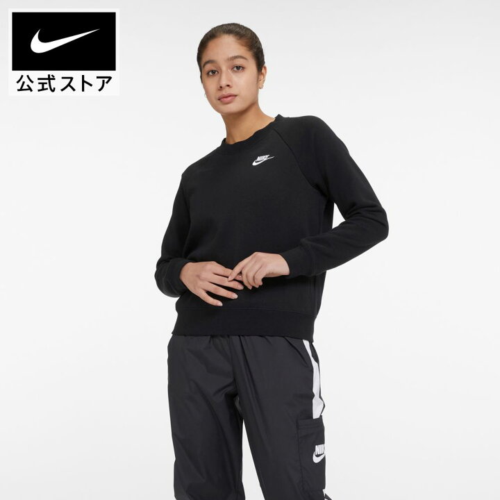 楽天市場 期間限定 ナイキ ウィメンズ エッセンシャル クルー フリース アパレル トレーナー レディース 長袖 スポーツウェア スウェット トレーニングウェア バスケウェア おしゃれ 冬 Nike ロゴ Nike 公式 楽天市場店