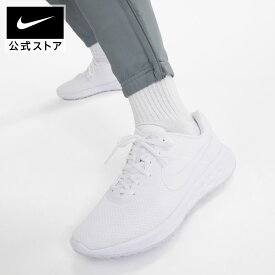 【20％OFFクーポン対象】ナイキ レボリューション 6 ネクスト ネイチャー メンズ ロード ランニングシューズnike 白 靴 dc3728-102 親子コーデ ジョギング 陸上 部活 通勤 パステル cpn20