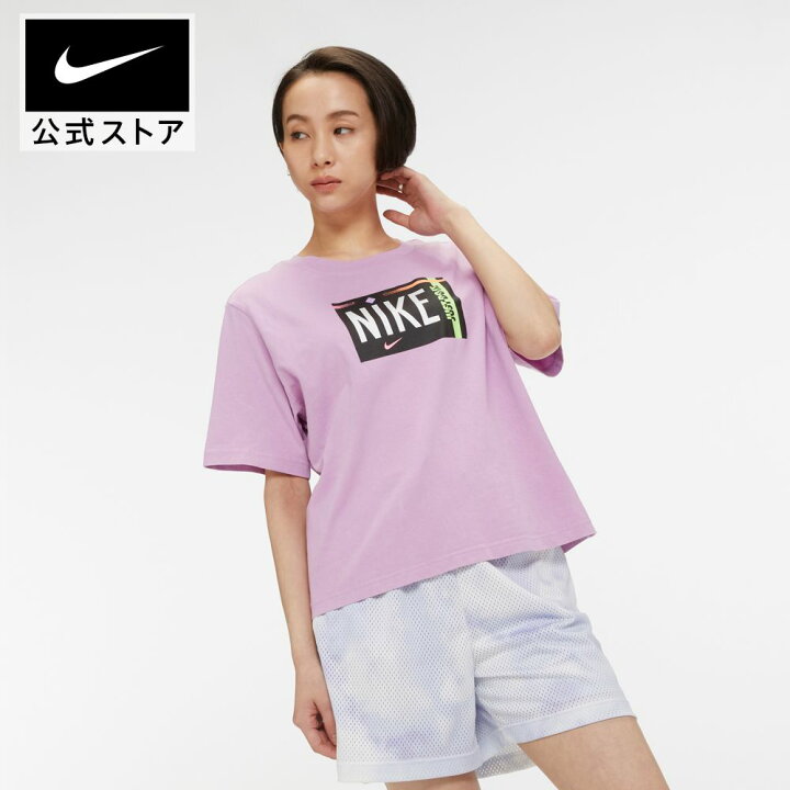 楽天市場 ナイキ スポーツウェア ウィメンズ Tシャツアパレル Nike トップス ライフスタイル ウェア Tシャツ スポーツウェア レディース 半袖 Su22 Nike 公式 楽天市場店