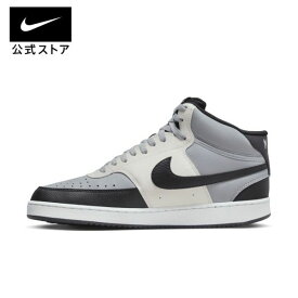 【15%OFFクーポン対象】ナイキ コート ビジョン MID ネクスト ネイチャー メンズ シューズnike ハイカット グレー 靴 dn3577-002 アウトドア ミッドカット 通勤 白 黒 父の日 ギフト プレゼント cpn15