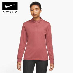 【クリアランス価格】ナイキ Dri-FIT UVカット ビクトリー ウィメンズ 1/2ジップ ゴルフトップ NIKE UVカット 通気性 ハーフジップ cu9667-691 長袖 ギフト ピンク