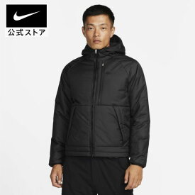 【30%OFFクーポン対象】ナイキウェア Therma-FIT レガシー メンズ フーデッド ジャケットnike 撥水 防寒 dd6858-011 アウター 冬 防寒 黒 あったか cpn30 mtm