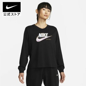 【15%OFFクーポン対象】ナイキ ウィメンズ NSW OC 1 ボクシー L/S Tシャツnike トップス Tシャツ dv9946-010 長袖 ウェア 黒 ロンT 15cpn mt30 mtm