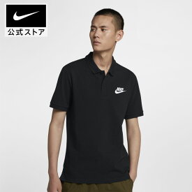 【25%OFFクーポン対象】ナイキウェア メンズポロnike ライフスタイル ウェア トップス Tシャツ Sportswear メンズ SU23 909747-010 半袖 黒 白 25cpn mt40 mtm