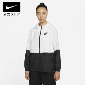 ナイキウェア レペル ウィメンズ ウーブン ジャケット nike レディース 長袖 撥水 aj2983-102 アウター 防寒 パーカー 黒 白 母の日 ギフト プレゼント 25cpn