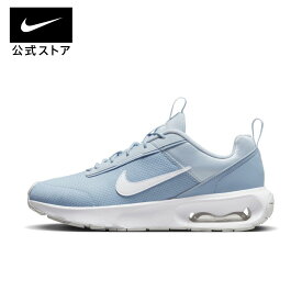 【2BUY10%OFFクーポン対象 7.12 12:00〜7.17 13:59】ナイキ ウィメンズ エアマックス INTRLK ライト NIKE エアマックス シューズ ライフスタイル 厚底 青 靴 AIR MAX dx3705-400 アウトドア 通勤 白 レディース ギフト ランニングシューズ