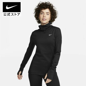 ナイキ ウィメンズ NP TF シーズナル L/S トップ NFSnike HO22 トップス teamsports dv7283-010 防寒 長袖 フィットネス ウェア 黒 白 スポーツインナー cpn50