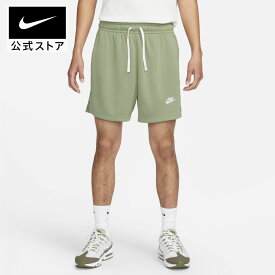 【40％OFFクーポン対象】ナイキ クラブ メンズ メッシュ フロー ショートパンツ nike SU23 ウェア ボトムス ハーフパンツ メンズ Sportswear dx0736-386 アウトドア50 cpn40 白 緑