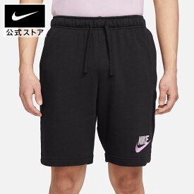 【15%OFFクーポン対象】ナイキ クラブ+ FT ショート LBRnike ライフスタイル ウェア ボトムス ハーフパンツ メンズ Sportswear FA23 fb7796-010 プレゼント アウトドア 黒 fp15