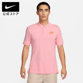 ナイキウェア メンズポロnike ライフスタイル ウェア トップス Tシャツ メンズ FA23 909747-690 半袖 オレンジ ピンク 父の日 ギフト プレゼント
