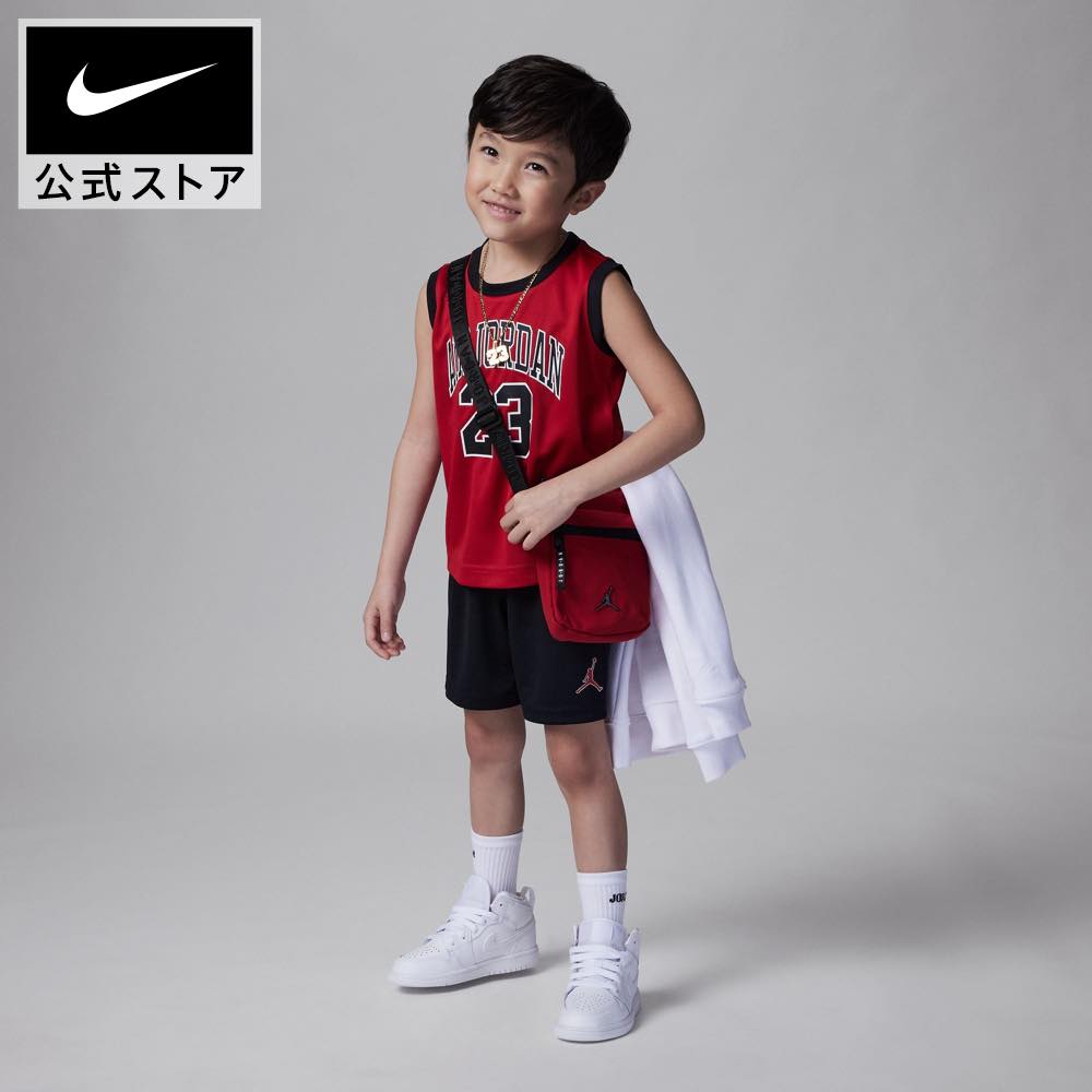 ジョーダン ベビー タンクトップ アンド ショートパンツ セットアップ<br><br>バスケットボール ジョーダン ウェア ボトムス ハーフパンツ NBA Nike Sportswear キッズ