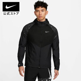 ナイキ ラン ディビジョン マイラー メンズ フラッシュ ランニングジャケットnike HO23 dq6488-010 アウター 防寒 ウェア 春ジャケット 黒 cpn40 15cpn