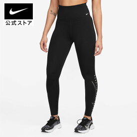 【30％OFFクーポン対象】ナイキ ウィメンズ ワン DF HR グラフィック 7/8 タイツnike HO23 fb5707-010 レディース トレーニング プレゼント アウトドア longlength フィットネス ウェア cpn30 黒 スポーツインナー