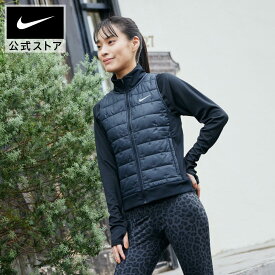 【クリアランス価格】ナイキ Therma-FIT ウィメンズ シンセティックフィル ランニングベスト NIKE ランニング ウェア トップス Therma-FIT Womens HO23 dd6085-010 レディース 防寒 黒 あったか