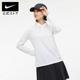 【15%OFFクーポン対象】ナイキ Dri-FIT ビクトリー ウィメンズ ロングスリーブ ゴルフポロnike ゴルフ トップス サステナブル ロンT 通気性 dh2317-100 アウトドア 長袖 ウェア 黒 白 fp15