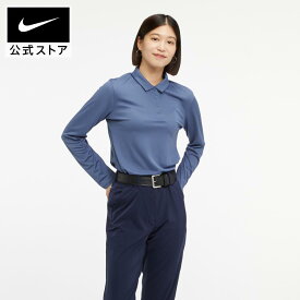 【30%OFFクーポン対象】ナイキ Dri-FIT ビクトリー ウィメンズ ロングスリーブ ゴルフポロnike HO23 dh2317-491 レディース プレゼント 長袖 ウェア 白 青 母の日 ギフト cpn30 mtm 15cpn