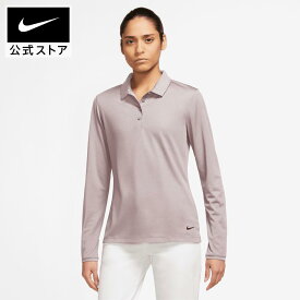 【15%OFFクーポン対象】ナイキ Dri-FIT ビクトリー ウィメンズ ロングスリーブ ゴルフポロnike トップス SP24 アウター 長袖 春物 ウェア 白 fp15