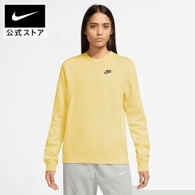 ナイキウェア クラブ フリース ウィメンズ クルーネック スウェットシャツ【新着アイテム】nike ライフスタイル トップス SP24 ランニング トレーナー 長袖 白