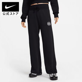 ナイキ ウィメンズ NSW フリース HR ワイド パンツnike ライフスタイル ウェア ボトムス SP24 ランニング longlength 黒 レディース 父の日 ギフト プレゼント