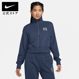 【新着アイテム】ナイキ ウィメンズ NSW QZ NCPS フリース L/S クロップ トップnike ウェア SP24 ランニング トレーナー 長袖 あったか cpn15