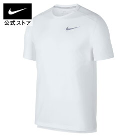 ナイキ Dri-FIT マイラー メンズ ショートスリーブ ランニングトップnike ウェア Tシャツ SP24 春物 白 夏 半袖 父の日 ギフト プレゼント