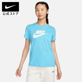 ナイキ ウィメンズ NSW エッセンシャル アイコン FTRA S/S Tシャツnike ウェア SP24 ランニング 青 夏 半袖 レディース 父の日 ギフト プレゼント