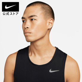 【新着アイテム】ナイキ Dri-FIT マイラー メンズ ランニングタンクトップnike ウェア トップス Tシャツ SP24 ウォーキング トップス 春物 黒