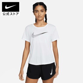 ナイキ ウィメンズ ワン DF スウッシュ ハイブリッド S/S トップnike ランニング ウェア トップス Tシャツ SP24 白 cpn30 mtm