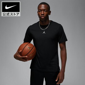 ジョーダン スポーツ メンズ Dri-FIT ショートスリーブ トップ NIKE バスケットボール ジョーダン ウェア トップス Tシャツ NBA サステナビリティ Dri-FIT Mens Jordan 速乾性 快適 ブラック FA24