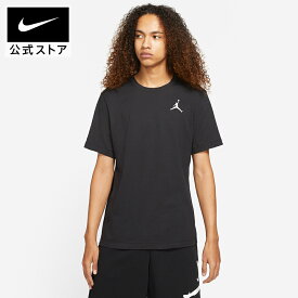 ジョーダン ジャンプマン メンズ ショートスリーブ Tシャツ NIKE バスケットボール ウェア トップス NBA Mens Jordan air クラシック 半袖 コットン 定番 刺繍 洗濯機洗い可能 FA24