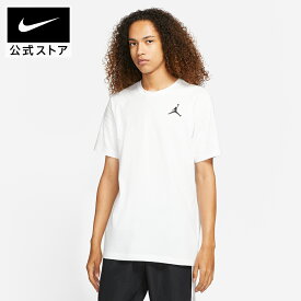 【期間限定価格 12.18 0:00〜12.26 1:59】ジョーダン ジャンプマン メンズ ショートスリーブ Tシャツ NIKE バスケットボール ジョーダン ウェア トップス Tシャツ NBA Mens Jordan air クラシック コットン ホワイト 刺繍 洗濯機洗い可能 FA24