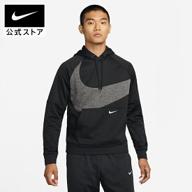 【クリアランス価格】ナイキ Therma-FIT メンズ プルオーバー フィットネスパーカー NIKE ジム トレーニング ウェア トップス パーカー サステナビリティ Therma-FIT Mens ブラック 黒 エクササイズ FA24