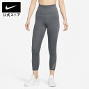 【40%OFFクーポン対象 7.10 0:00〜7.11 1:59】ナイキ ウィメンズ ワン DF HR 7/8 タイツ NIKE ジム トレーニング ウェア ボトムス レギンス スポーツ インナー サステナビリティ Dri-FIT Womens カバー グレー ヨガ フィットネス 運動 FA24