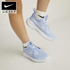 【30%OFFクーポン対象 11.12 10:00〜11.18 23:59】ナイキ フレックス ランナー 2 リトル シューズ NIKE シューズ Kids キッズ スニーカー 靴 スリッポンリトルキッズ ライフスタイル 通学 通園 着脱簡単 水色 パステルカラー 16.5cm-22cm dj6040-400 FA23