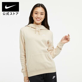 ナイキウェア クラブ フリース ウィメンズ ファンネルネック パーカーnike HO23 dq5416-126 レディース 親子コーデ アウトドア あったか 長袖 白 母の日 ギフト プレゼント cpn30 mtm 25cpn