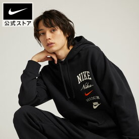 【新着アイテム】ナイキ クラブ BB スタック プルオーバー L/S フーディnike ウェア トップス パーカーS Nike SP24 メンズスポーツ トップス トレーナー 長袖 黒 オレンジ fp15