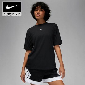 【2BUY30%OFFクーポン対象 2.10 20:00〜2.18 23:59】ジョーダン スポーツ ウィメンズ ダイアモンド ショートスリーブ トップ NIKE ジョーダン ウェア トップス Tシャツ NBA サステナビリティ Womens Jordan SU24 ブラック 黒 夏 半袖 レディース ギフト