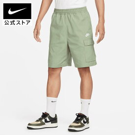 【30%OFF】ナイキ クラブ メンズ ウーブン カーゴ ショートパンツnike ウェア 白 緑 SU24 夏 父の日 ギフト プレゼント mt30