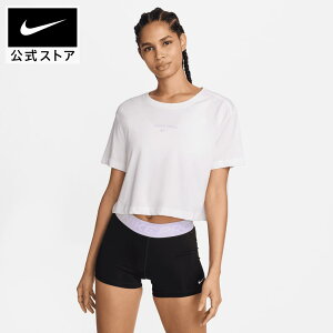 【40%OFFクーポン対象 10.28 0:00〜10.31 23:59】ナイキ ウィメンズ DF PRO CRP S/S Tシャツ NIKE ジム トレーニング ウェア トップス Tシャツ Dri-FIT Womens 白 ホワイト スポーツインナー SU24 夏 半袖 レディ