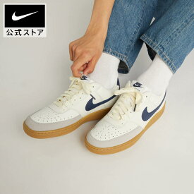 ナイキ コート ビジョン LOW メンズシューズ NIKE シューズ ライフスタイル Mens スニーカー ローカット Sportswear 靴 SU24 オフホワイト ライフスタイルシューズ デイリーユース 普段履き 通勤 通学