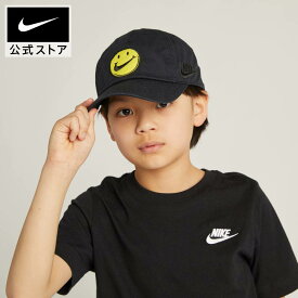 【30%OFF】ナイキ YTH US CB スマイリー FS クラブ キャップnike ヘッドウェア キッズ SP24 アパレル ジュニア 子供 帽子 春物 黒 #楽天ナイキSS2406 mtm