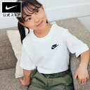 【2BUY15%OFFクーポン対象 8.12 13:00〜8.23 23:59】ナイキ スポーツウェア ジュニア Tシャツ NIKE ウェア トップス キッズ Tシャツ Kids 白 夏 半袖 男の子 女の子 親子コーデ ワンポイントロゴT