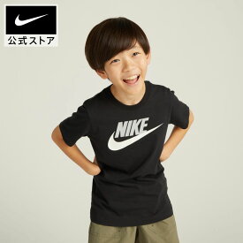 【40%OFFクーポン対象 12.12 13:00〜12.17 12:59】ナイキ スポーツウェア ジュニア (ボーイズ) Tシャツ NIKE SU23 ウェア トップス キッズ dv2579-010 ジュニア 半袖 黒 男の子 女の子 親子コーデ ラージロゴT