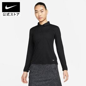 【クリアランス価格】ナイキ Dri-FIT ビクトリー ウィメンズ ロングスリーブ ゴルフポロ NIKE ゴルフ トップス サステナブル ロンT 通気性 dh2317-010 アウトドア 長袖 ウェア 黒 ギフト