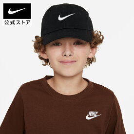 【期間限定価格+春夏アイテム30%オフCPN対象 4.24 20:00〜4.27 9:59】ナイキ クラブ ジュニアキャップ NIKE キャップ ロゴ ヘッドウェア 帽子 キッズ ジュニア 子供 親子コーデ ストリートコーデ スポーツミックス 日除け シンプル アウトドア 黒 ブラック SP24