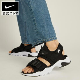 【40%OFFクーポン対象 7.10 0:00〜7.11 1:59】ナイキ キャニオン メンズサンダル NIKE シューズ ライフスタイル Sportswear サンダル スポーツ カジュアル アウトドア SU23 黒 ci8797-002 ギフト 川遊び 海 ビーチ スリッパ 紳士