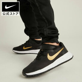 【40%OFFクーポン対象 11.12 10:00〜11.18 23:59】ナイキ レボリューション 6 キッズ シューズ NIKE シューズ キッズ サステナビリティ Kids スニーカー ジュニア 靴 着脱簡単 通学 通園 黒 親子コーデ 16.5cm-22cm dd1095-002 HO23