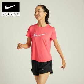【40%OFFクーポン対象 11.4 0:00〜11.11 1:59】ナイキ ウィメンズ ワン スウッシュ HBR DF S/S Tシャツ NIKE womens レディース ランニング ジョギング トップス スポーツウェア トレーニングウェア フィットネスウェア ヨガ FA25